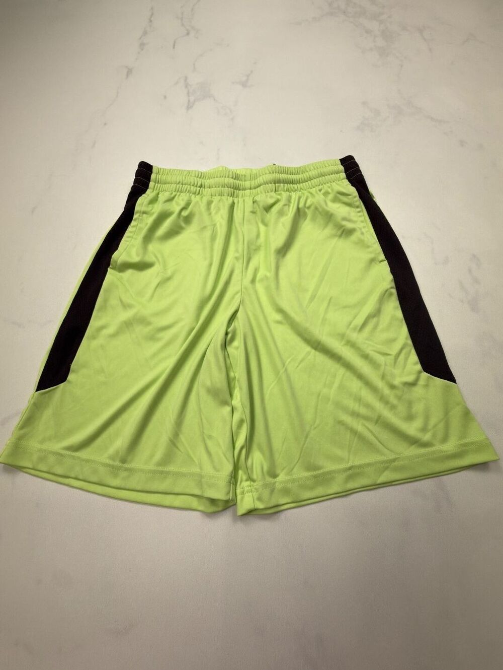 Tek Gear Athletic Shorts Neon Modern Minimalist - Boys Large Husky
